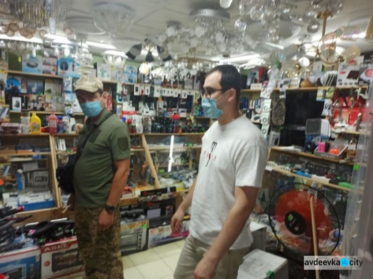 В Авдеевке усилен контроль за соблюдением карантинных норм