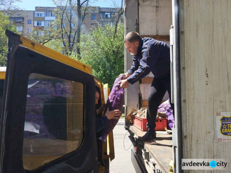 Волонтеры доставили в Опытное более 2,5 тонн посадочного материала(ФОТО)