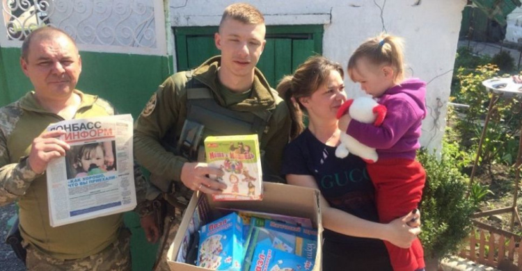 Офицеры Cimic Avdeevka доставили подарки детям, местным жителям и военнослужащим (ФОТО)