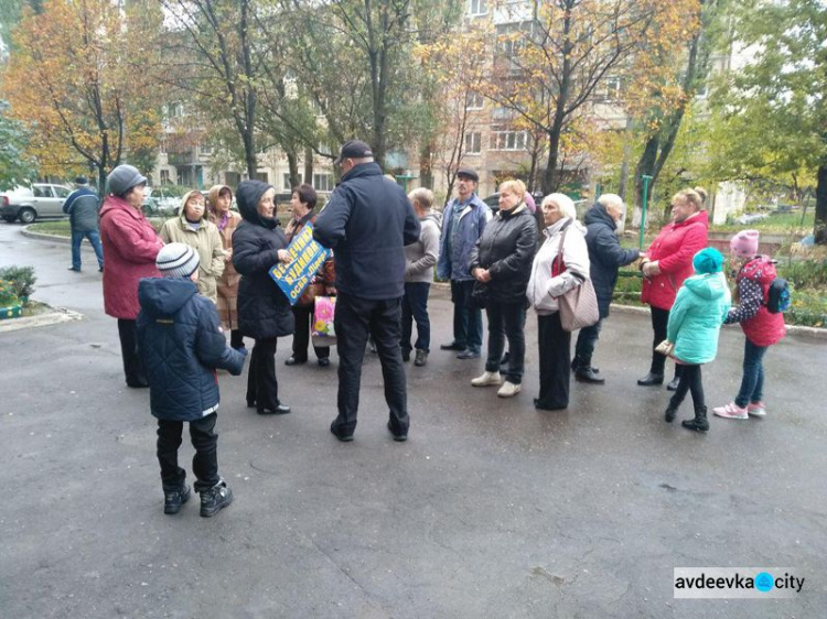 В прифронтовой Авдеевке стало безопаснее (ФОТО)