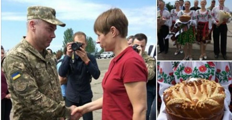 Донбасс: командующий ОС встретился с президентом Эстонии (ФОТО)