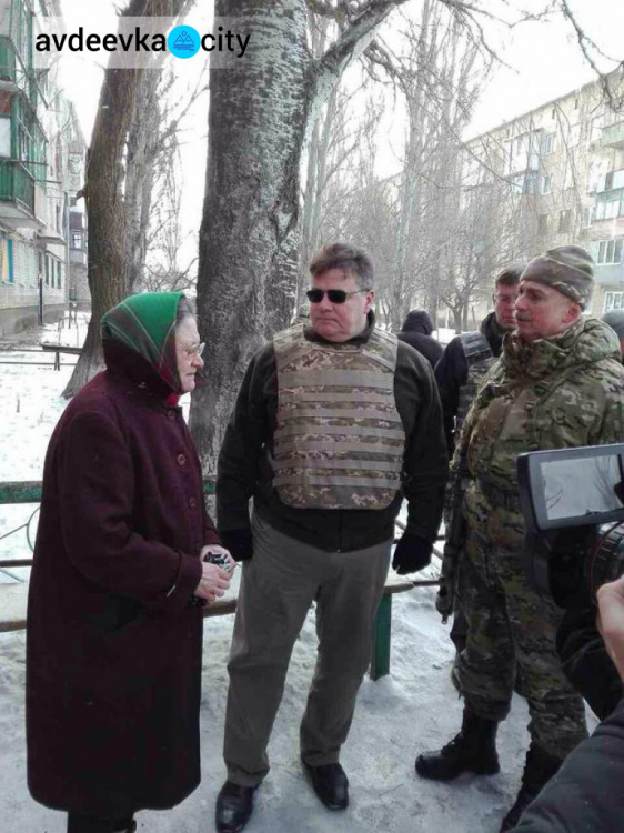 Министр иностранных дел Литвы Линкявичюс посетил Авдеевку (ФОТО)