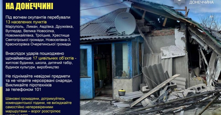 Оперативне зведення поліції Донеччини на 25 квітня