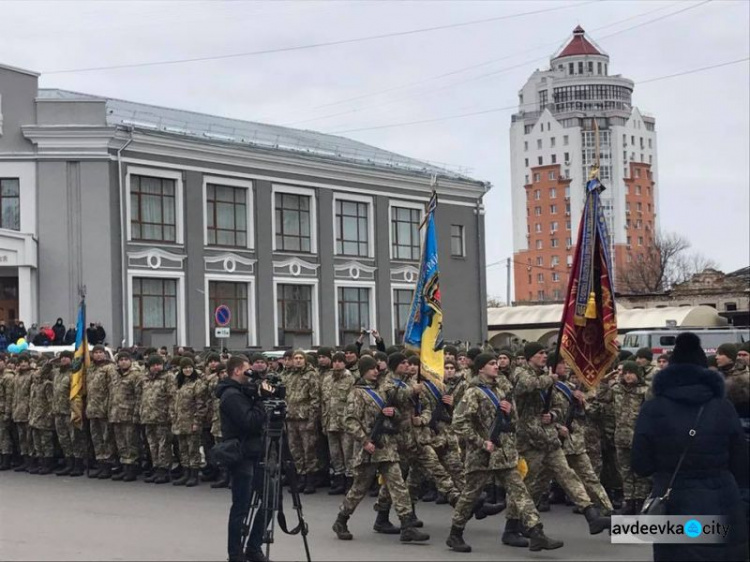 В Белой Церкви встретили защитников Авдеевки: фоторепортаж