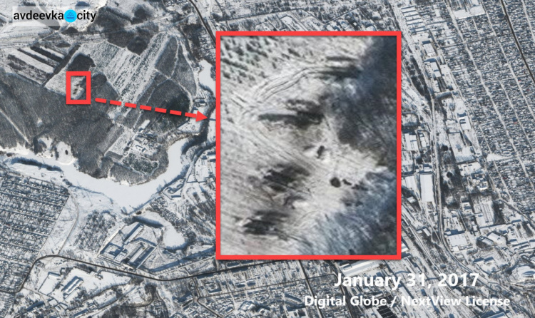 В Bellingcat нашли места расположения артиллерии боевиков (ФОТО)