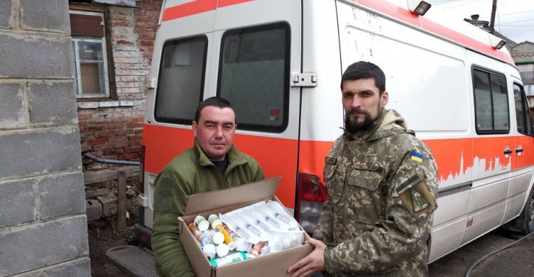 Авдеевские «симики» вновь передали помощь военным и местному населению