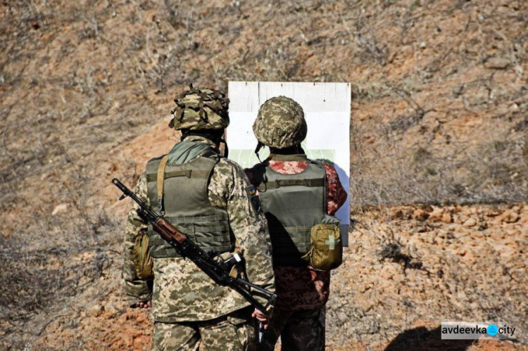 Вблизи Авдеевки воины отточили свои навыки (ФОТО)