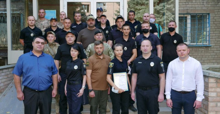 Правоохранителей Авдеевки поздравили с Днем национальной полиции Украины