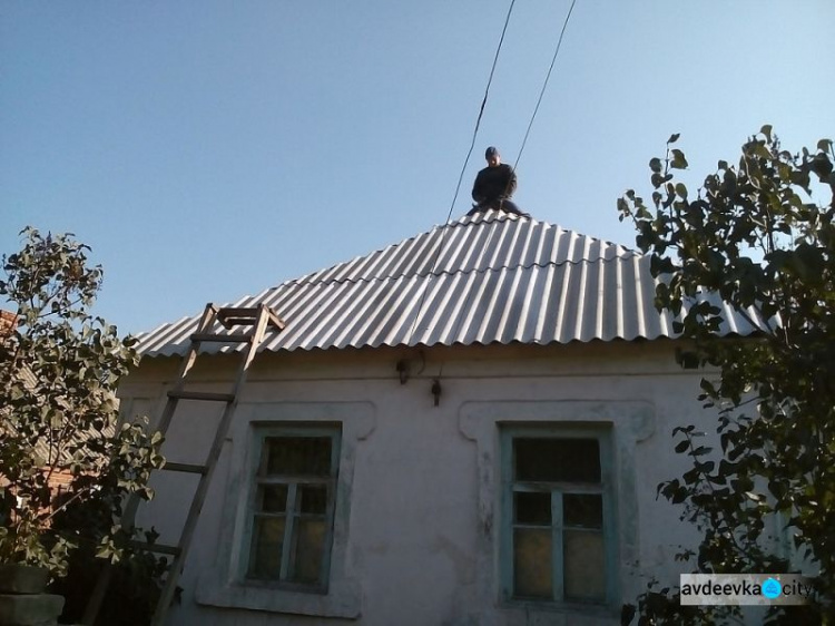 В Авдеевке восстановили более 80 домов, поврежденных обстрелами (ФОТО)