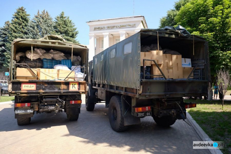Гуманитарка из Латвии для жителей Авдеевки прибыла на Донетчину (ФОТО)