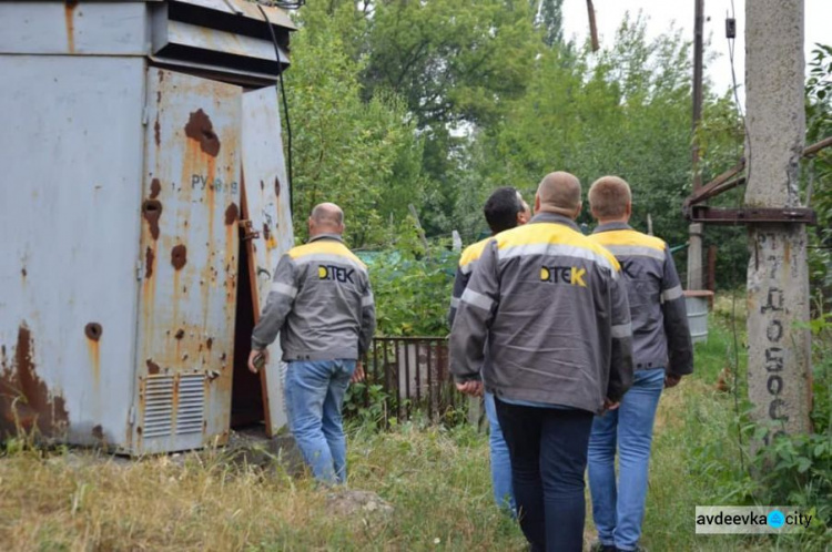 В прифронтовой поселок Опытное надеются вернуть электричество (ФОТО)