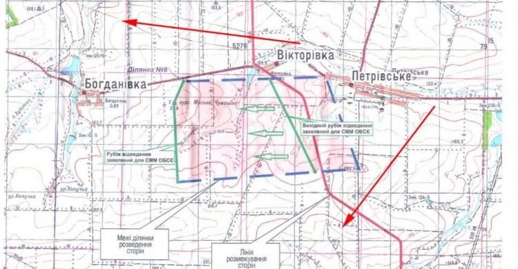Боевики провоцируют защитников Украины в районе разведения сил и средств на Донбассе