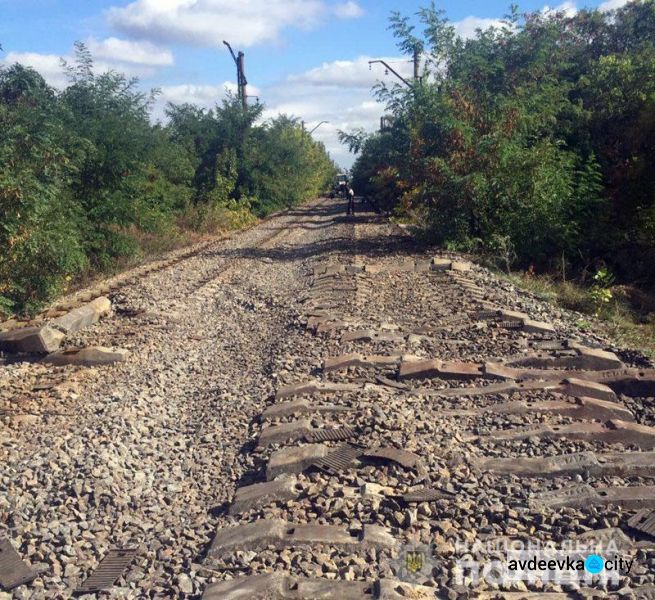 Криминальная "бригада" вырезала в Ясиноватском районе  около километра рельсов "на заказ" (ФОТО)