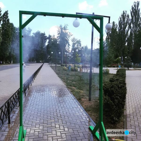 В Авдеевке установили охлаждающие рамки