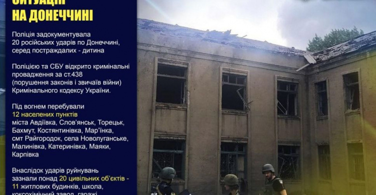 Оперативне зведення поліції Донеччини на 27 червня