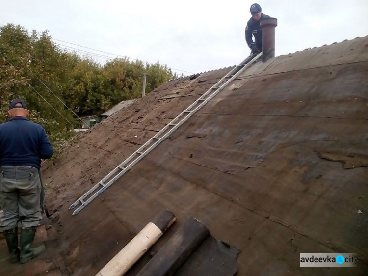 В Авдеевке восстановили более 80 домов, поврежденных обстрелами (ФОТО)