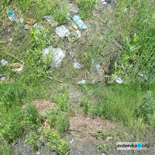 В Авдеевке прошла акция "За чистое будущее":фотофакт