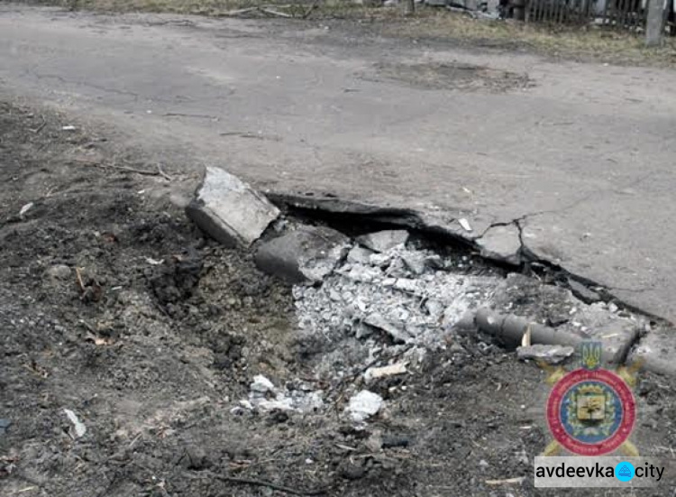 Почти 350  домов повреждены в  Авдеевке в результате обстрелов  с начала года