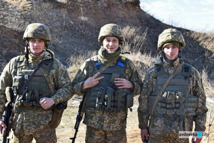 Вблизи Авдеевки воины отточили свои навыки (ФОТО)