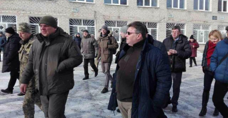 Министр иностранных дел Литвы Линкявичюс посетил Авдеевку (ФОТО)