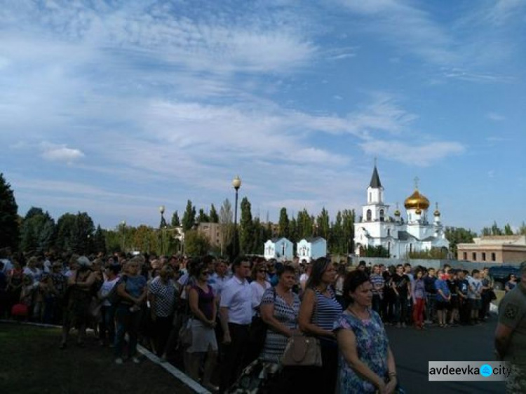 В Авдеевке вспомнили освобождение Донбасса (ФОТО)