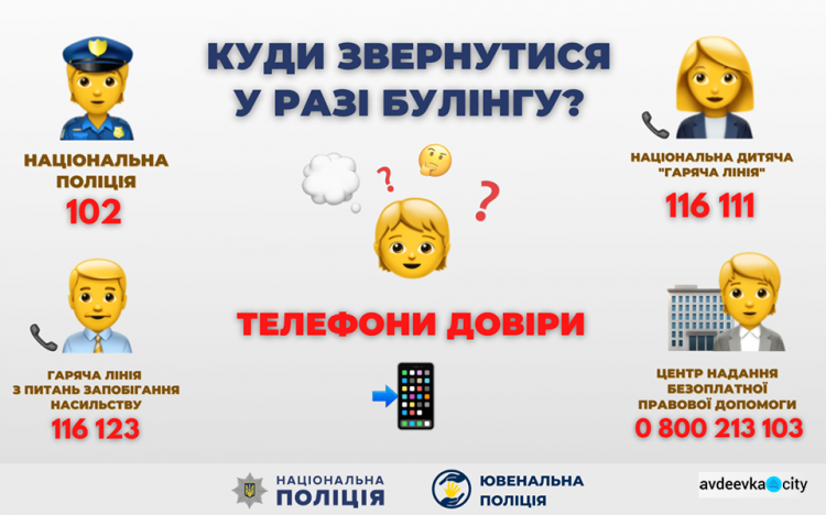 Полиция просит о фактах буллинга сообщать по "телефонам доверия"