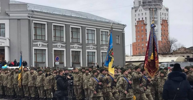 В Белой Церкви встретили защитников Авдеевки: фоторепортаж