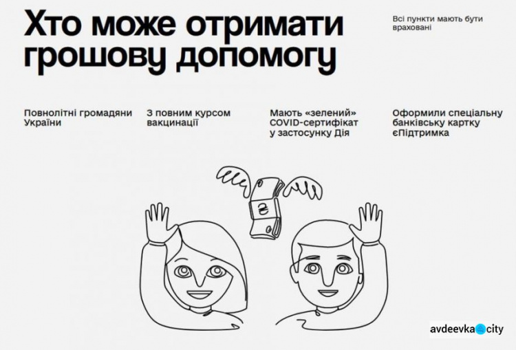 Авдіївський ЦНАП допомагає отримати 1000 гривень у межах проєкту єПідтримка