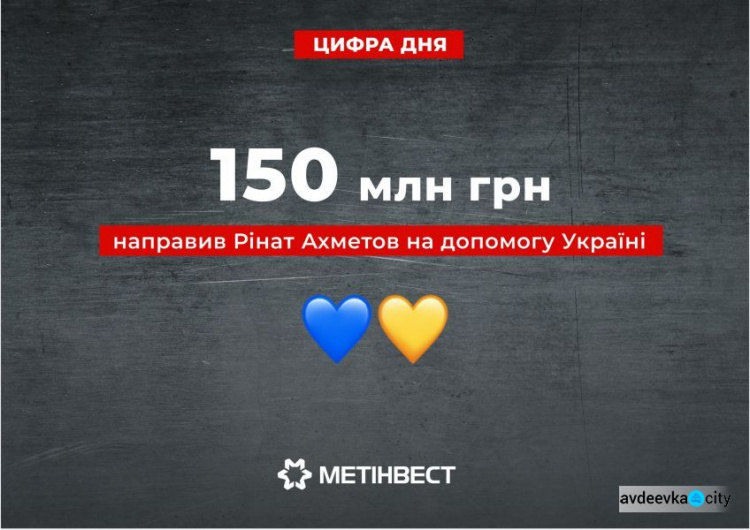 Рінат Ахметов направив 150 мільйонів гривень на допомогу Україні