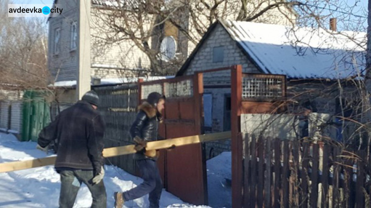 Волонтер показал последствия обстрелов Авдеевки (ФОТО)