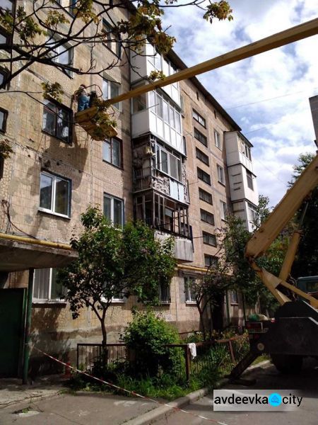 Авдеевские коммунальщики отчитались о проделанной работе