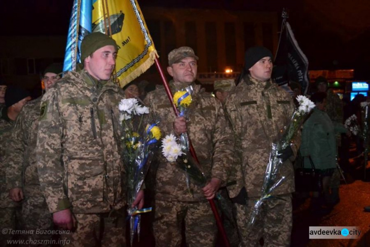 В Белой Церкви встретили защитников Авдеевки: фоторепортаж
