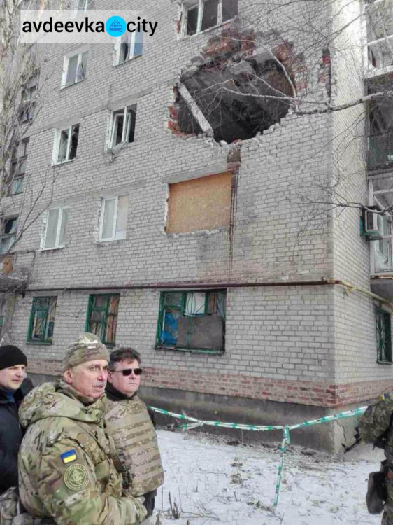 Министр иностранных дел Литвы Линкявичюс посетил Авдеевку (ФОТО)