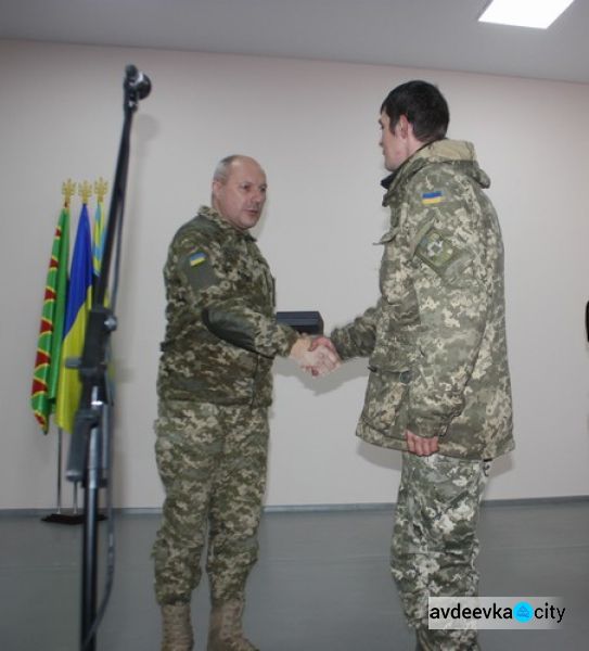 Защитников Авдеевки поздравили с  Днем Вооруженных Сил Украины (ФОТО)