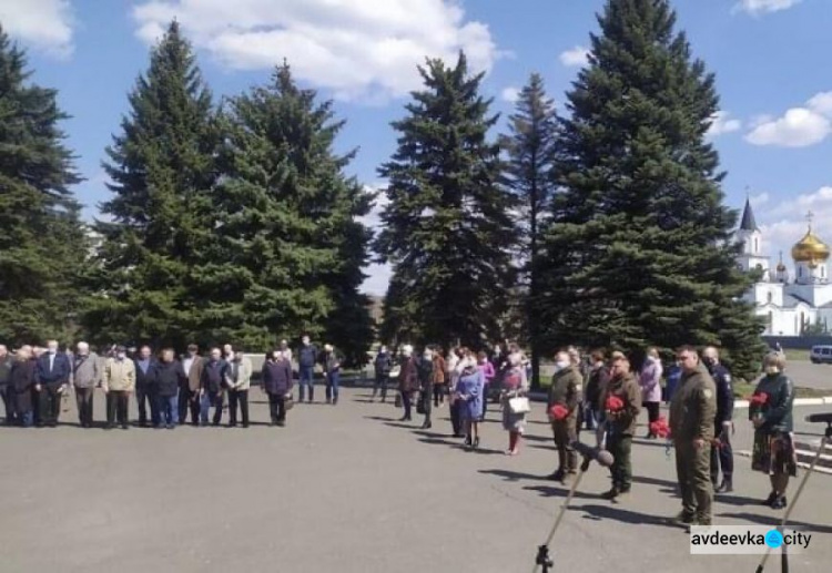 В Авдіївці відбувся урочистий мітинг, присвячений 35-тим роковинам Чорнобильської трагедії