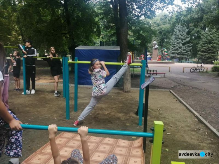 Вихідні в активному парку Авдіївки пройшли з користю для здоров'я (ФОТО)