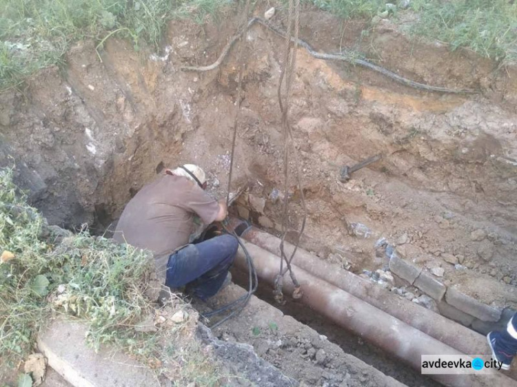 В Авдіївці розпочали капремонт теплотраси ( ФОТОФАКТ)