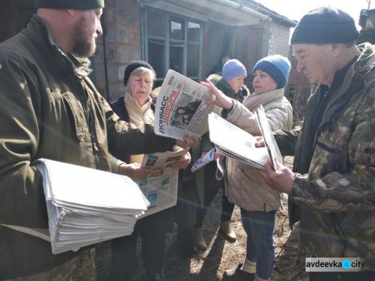 Авдеевские «симики» доставили радость гражданским и военным (ФОТО)