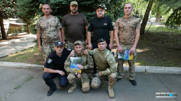 Правоохранителей Авдеевки поздравили с Днем национальной полиции Украины