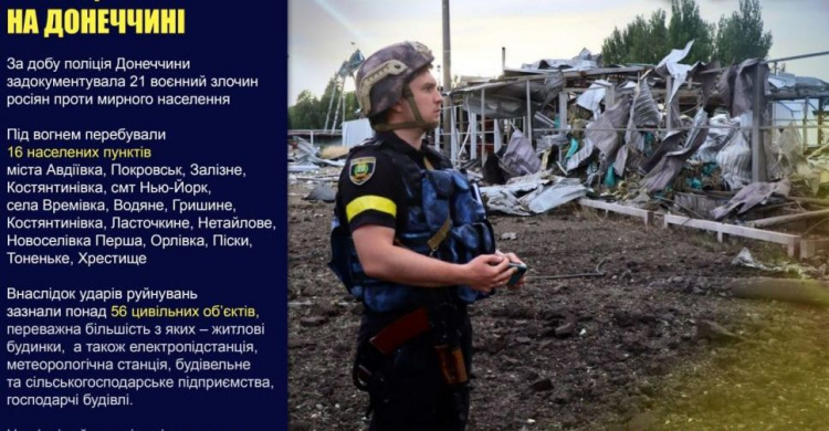 Оперативне зведення поліції Донеччини на 16 червня